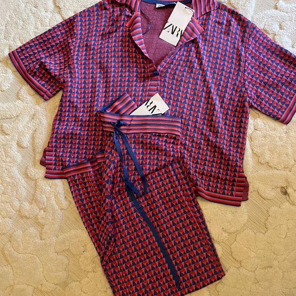 Zara Pants & Jumpsuits Zara Lounge Set Bnwt Poshmark